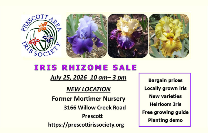 Iris Rhizome Sale - July 25
